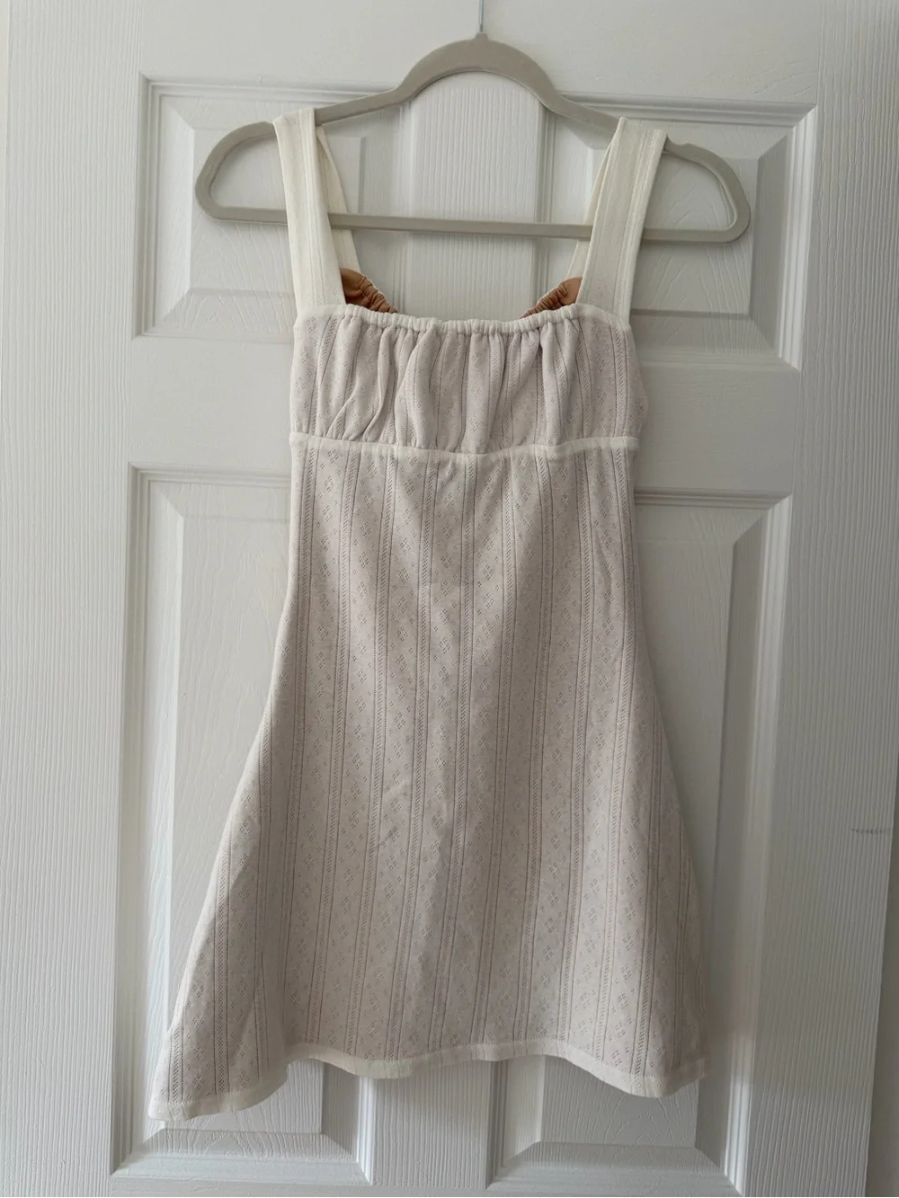 With Jean Cher Dress - white Pointelle - Picture 3 of 3